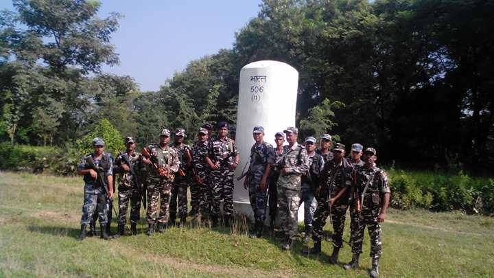 नाेमेन्स लैण्डमा नेपालभारत संयुक्त गस्ती