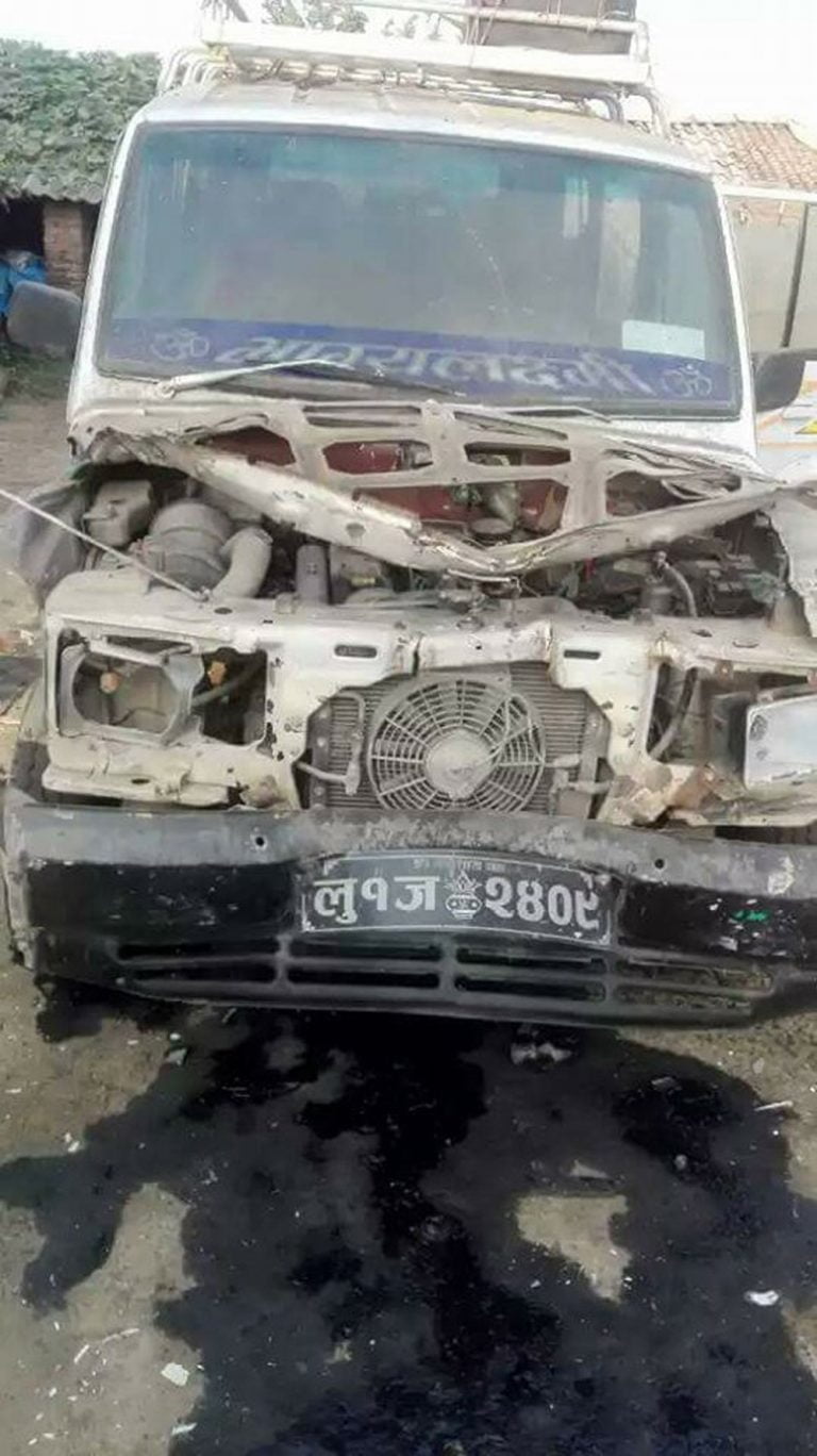 कपिलवस्तुमा उम्मेदवारकाे गाडीमा बम विस्फाेट