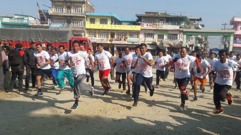 ४० कटेकाहरुका दौडमा हरिप्रसाद शर्मा प्रथम