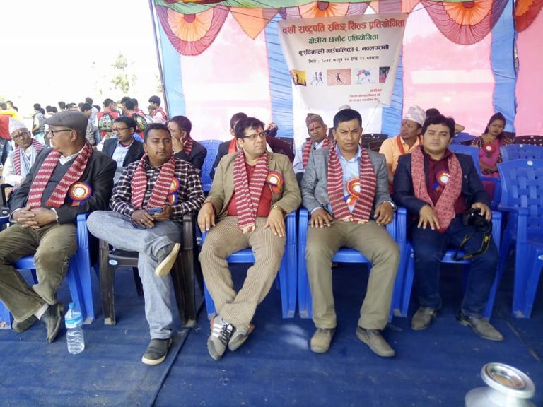 डेढगाउंमा राष्ट्रपति रनिङ्गशिल्ड प्रतियोगिता खेलाडी छनौट शुरु