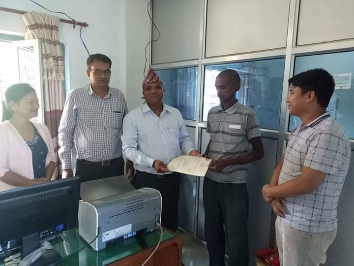 नवलपरासीको सुस्ता २ ले सुरु गर्‍यो अनलाइन द्वारा ब्यक्तिगत घटना दर्ता