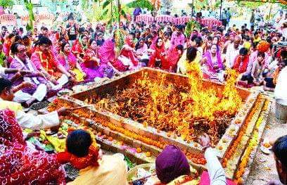 मंगलापुरमा सप्तचण्डी महायज्ञकाे तयारी पुरा