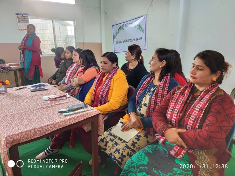 उद्धार महिला विकास कृषि सहकारी सदस्यका लागि उदघाेषण तालिम