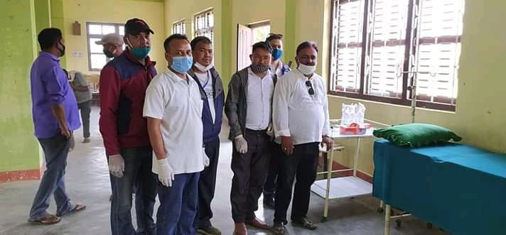 नवलपरासीको सरावल र प्रतापपुरमा क्वारेन्टाईन निर्माण