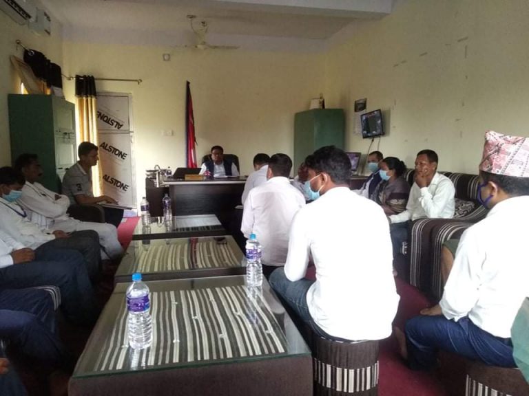 संभावित क्षति रोक्न सरावलमा विपद व्यवस्थापनको पुर्व तयारी सुरु