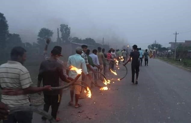 जनतम पार्टीकाे विराेध कार्यक्रम