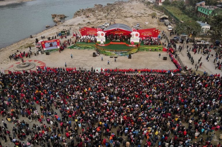 चितवनमा एमालेको शक्ति प्रदर्शन