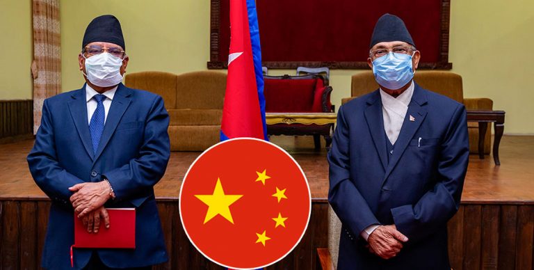 ओली–प्रचण्ड मिलाउने चिनियाँ कसरत