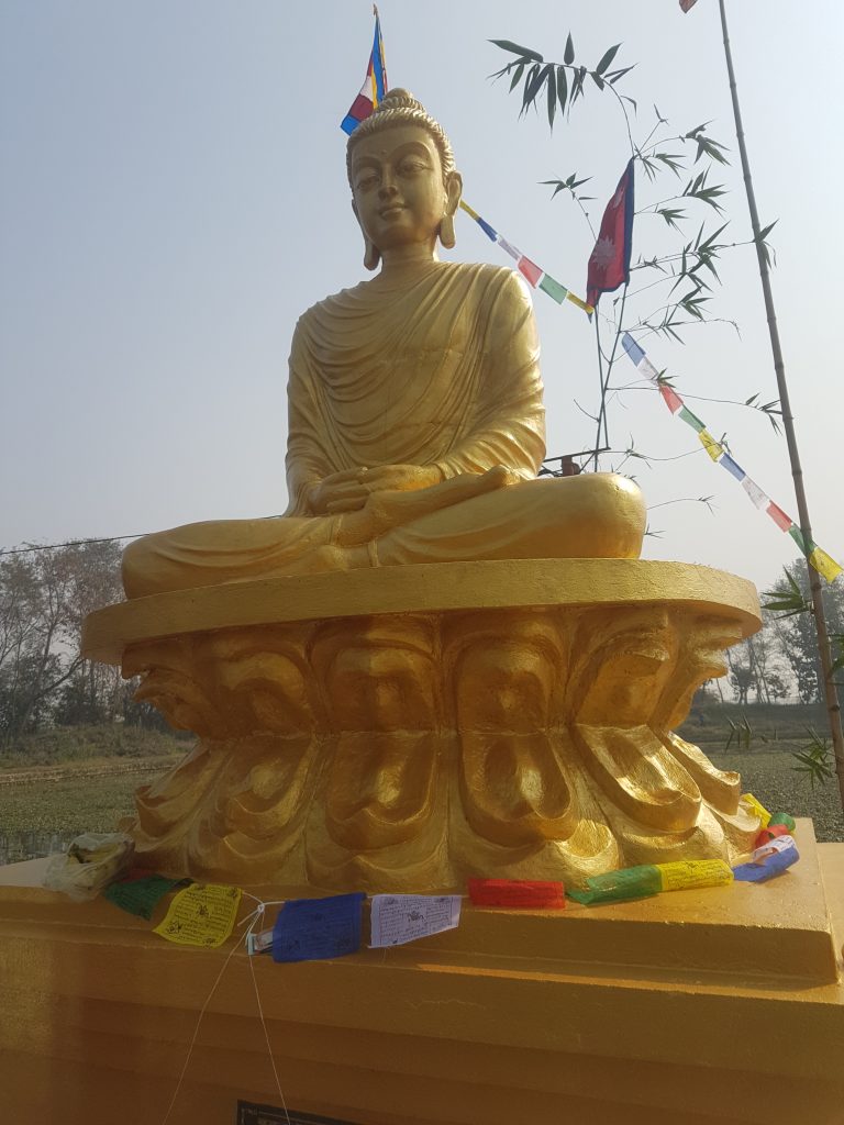 दबिलामा बुद्ध मूर्तिको अनावरण