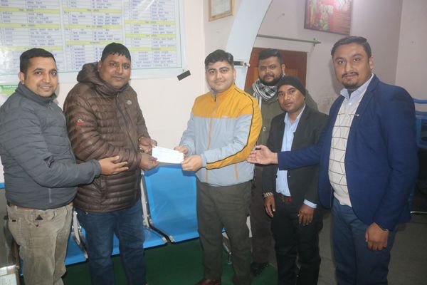 बीमावापत दश लाख रुपैयाँ हस्तान्तरण