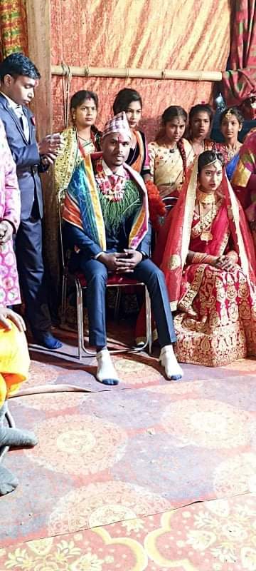 समाजसेवी त्रिभुवनको अगुवाईमा दलित परिवारको विवाह सम्पन