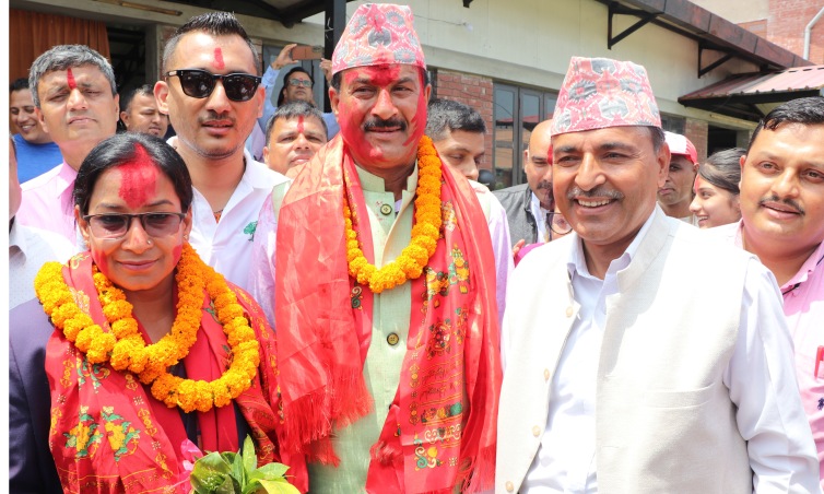 भरतपुर महानगरको मेयरमा रेनु दाहाल विजयी