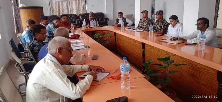 स्थानिय तह निर्वाचनको समिक्षा तथा अगामी निर्वाचनको तयारी बिषयक अन्तरकृया