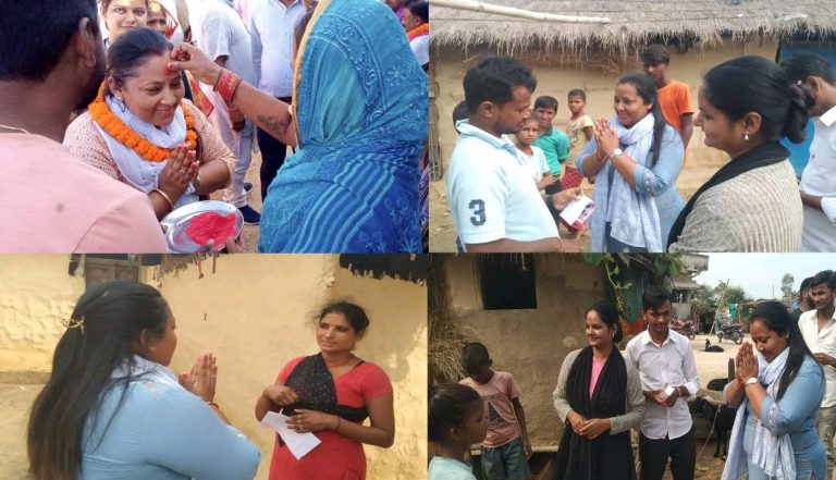 डा. मधुलाई मतदाताको आशीर्वाद, जनता भन्छन् – जीत निश्चित छ