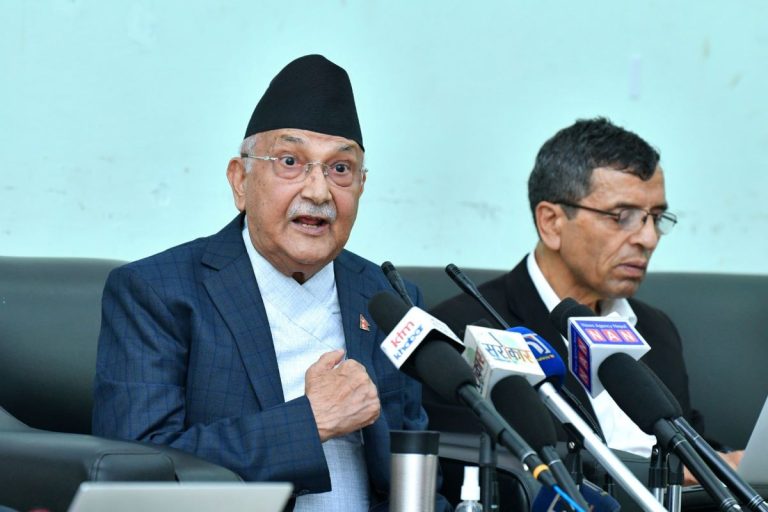 सुन काण्डमा आफ्नो संलग्नता छ कि छैन? गृहमन्त्रीले बताउनुपर्‍योः ओली