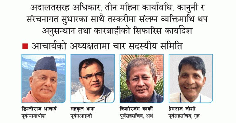 तस्करीको सुन समातिएको तीन महिनापछि जाँचबुझ आयोग गठन