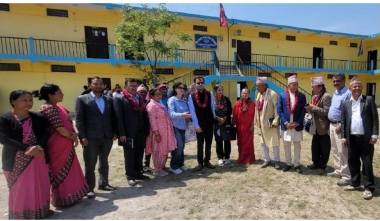नेपाल–भारत विकास सहयोग: खोटाङ जिल्लामा नयाँ विद्यालय भवन निर्माणमा भारतकाे आर्थिक सहयोग