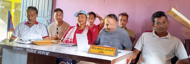 वडाअध्यक्ष कप फुटबल प्रतियोगिता सम्पन्न भएको खेलकाे आयव्यय सार्वजनिक